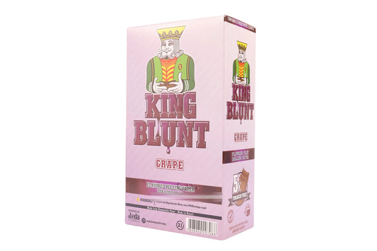 KING BLUNT UVA - 25 UNIDADES C/ 5 FOLHAS