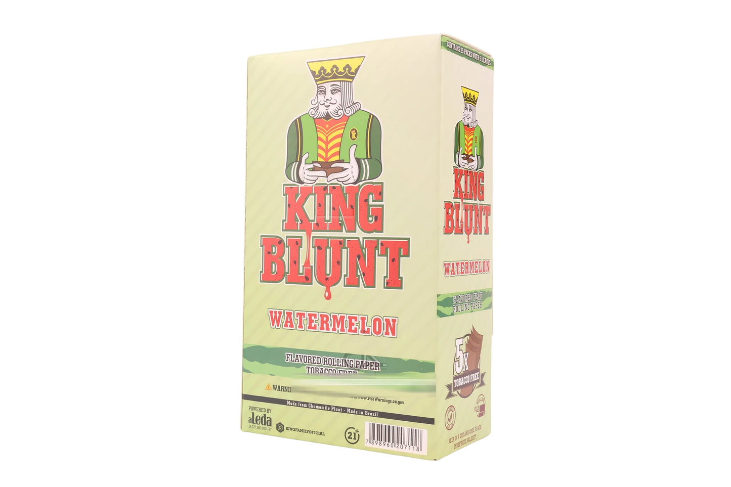 KING BLUNT MELANCIA - 25 UNIDADES C/ 5 FOLHAS